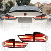Smoked Tail Lights for Honda City Sleek Backlight Upgrade with Modern Design