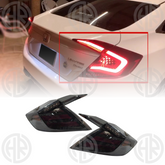 Snake Style Backlights for Honda Civic X (2016–2021) | Custom LED Tail Lights