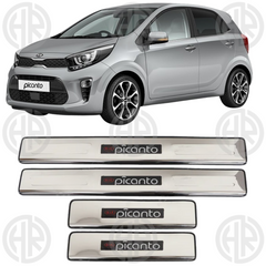 Kia Picanto LED Chrome Sill Plates (2019-2021) Premium Illuminated Door Entry Panels