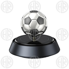 Solar Powered Rotating Football Car Air Freshener Unique Interior Upgrade