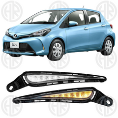 Toyota Vitz Kaier LED DRL Fog Lights TY-110 (2015-2016) – Enhanced Visibility & Style