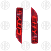 Honda City Rear Bumper Brake Lamps Stylish LED Lights with Logo 2009-2021