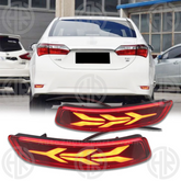 Toyota Corolla 2014-2017 Lamborghini Style LED Running Brake Lamps Dynamic Rear Lights Upgrade