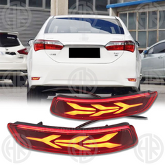 Toyota Corolla 2014-2017 Lamborghini Style LED Running Brake Lamps Dynamic Rear Lights Upgrade