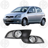 Toyota Vitz 2003 Fog Lamps with Cover Durable & Stylish Lighting Upgrade