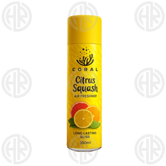 Coral Citrus Squash 300ml Air Freshener Sweet & Invigorating Scent