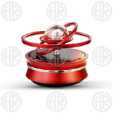 Solar Magnetic Levitation Alloy Car Air Freshener Long Lasting Rotating Fragrance