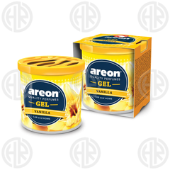 Areon Gel Vanilla Long Lasting Car & Room Air Freshener