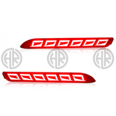 Toyota Corolla X Back Bumper Light in Red Dragon Scale Style