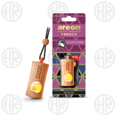 Areon Fresco Black Fougere Hanging Perfume Car Air Freshener