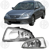 Honda Civic 2004-2005 Fog Lamp Kit Long Lasting OEM Fit & Reliable Safety