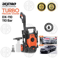 Dextro DX 110 Turbo Pressure Washer 110 Bar High Power Cleaning