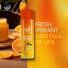Coral Air Freshener Orange Blossom (300ml) Sweet & Long Lasting Scent