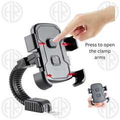 Universal Mobile Phone Holder for Car Durable & Easy to Install Bracket