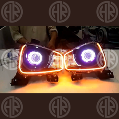 Suzuki Alto Projector LED Headlights with RGB Ring Lights | Model 2018–2021