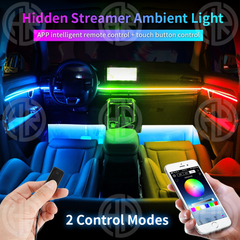 Dynamic Premium 1Pc Car Ambient Light Colorful LED Strip for Modern Styling