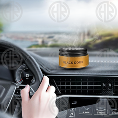 Black Odor Oud Wood Car Perfume 100g Sleek Design, Vibrant Aroma