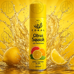 Coral Citrus Squash 300ml Air Freshener Sweet & Invigorating Scent