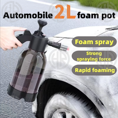 Portable Foam Sprayer 2L Snow Foam High Pressure Pneumatic Car Wash Sprayer with 2 Nozzles (Foam + Spray) Best for Exterior Cleaning All Cars