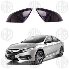 Carbon Fiber Side Mirror Covers for Honda Civic 2016-2021