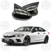 Honda Civic (2022-23) Glossy Black Batman Style Side Mirror Covers Premium Upgrade