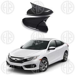 Honda Civic (2016–21) Batman Style Carbon Fiber Side Mirror Cover