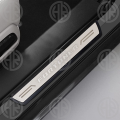 Toyota Fortuner LED Sill Plates (2016-2021) Premium Metal Skuff Panels with Ambient Glow