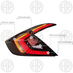 Dragon Style LED & Projector Backlights for Honda Civic X – Premium Tail Lamps