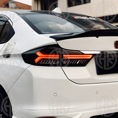 Smoked Tail Lights for Honda City Sleek Backlight Upgrade with Modern Design