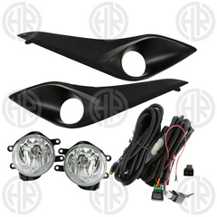 Toyota Yaris Fog Lamp Kit with Covers Clear Visibility in All Conditions