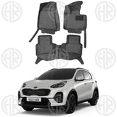 KIA Sportage 9D Floor Mats 2019-21 Premium Black Luxury Car Mats