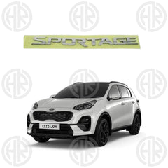 KIA Sportage Chrome Bonnet Emblem Stylish Exterior Enhancement