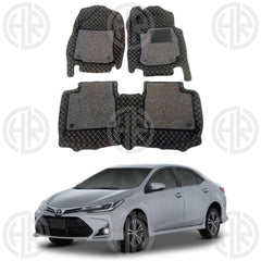 Toyota Corolla 9D Floor Mats 2015-24 Premium Custom Fit Black Mats