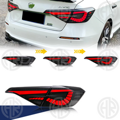 Smoked Tail Lights for Honda Civic – Sleek Backlight Upgrade with Modern Design