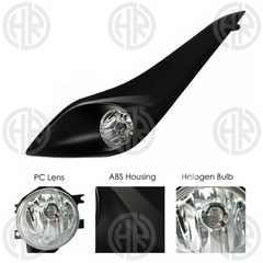 Toyota Yaris Fog Lamp Kit with Covers Clear Visibility in All Conditions