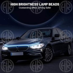 Car LED Bonnet Strip Light Flexible Daytime Running Lights (Universal Fit)