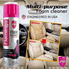 Flamingo Multipurpose Foam Cleaner 650ml Car Interior, Dashboard, Fabric, Sofa & Home Cleaning Spray