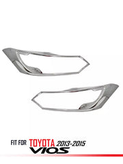 Toyota Yaris Headlight Chrome Cover 2018–2023 Premium Chrome Trim