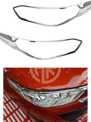 Toyota Yaris Headlight Chrome Cover 2018–2023 Premium Chrome Trim