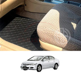 Honda Civic Reborn 7D Floor Mats (2006-11) Premium Black Luxury Mats