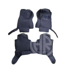 Toyota Hilux Revo 7D Mats Black Diamond Stitched All Weather Protection