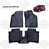 Suzuki Alto New TPE Floor Mats (Black) Model: 2019-2024