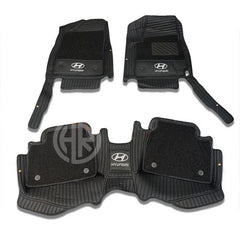 Hyundai Elantra (2016-22) Luxury 10D Car Mats 3Pcs Set