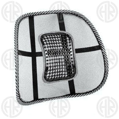 Universal Mesh Back Support Cushion for Car & Office Ergonomic Lumbar Massage Pad for Pain Relief