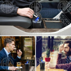 Carbonfiber Ashtray Stylish & Durable Cigarette Ash Holder for Vehicles