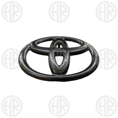 Toyota Corolla Glossy Black Steering Emblem Sporty & Stylish Interior Accessory