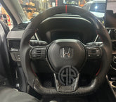 Honda Civic 2022 Carbon Fiber Steering Wheel Lightweight & Stylish Design