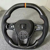 Honda Civic 2022 Steering Wheel Upgrade Hydro Dipped Carbon Look