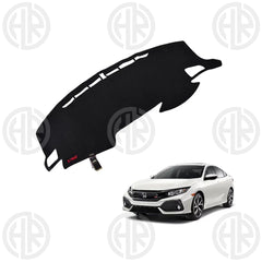 Honda Civic X Dashboard Cover Mat Black Carpet Anti Skid (2016-21)