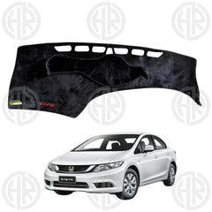 Honda Civic Rebirth Velvet Dashboard Cover Elegant Interior Styling